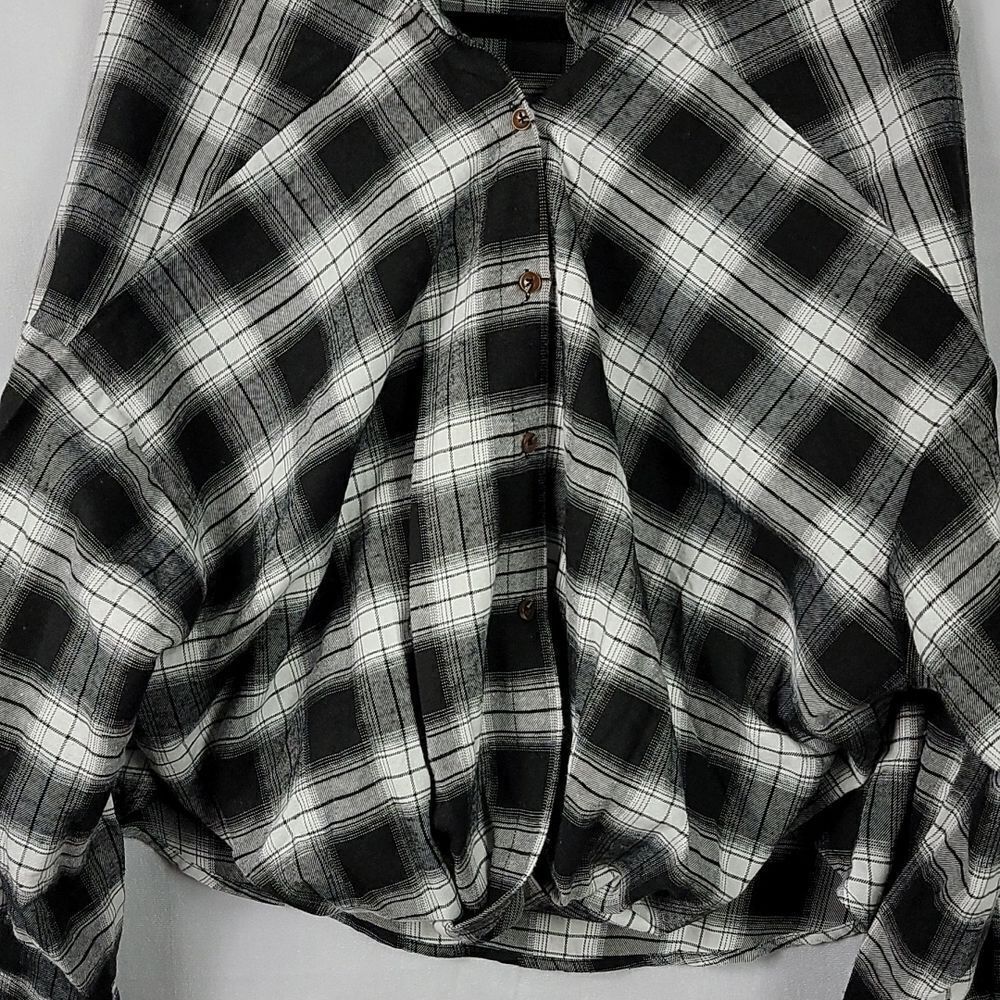 🖤5/$20🖤  SHEIN.. oversized plaid flannel top.. - Picture 8 of 12
